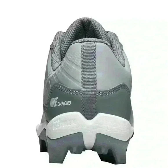 Nike Alpha Huarache Varsity 4 Low Metal Baseball Cleats GRAY | GRAY SZ 15 NWOT main image 9
